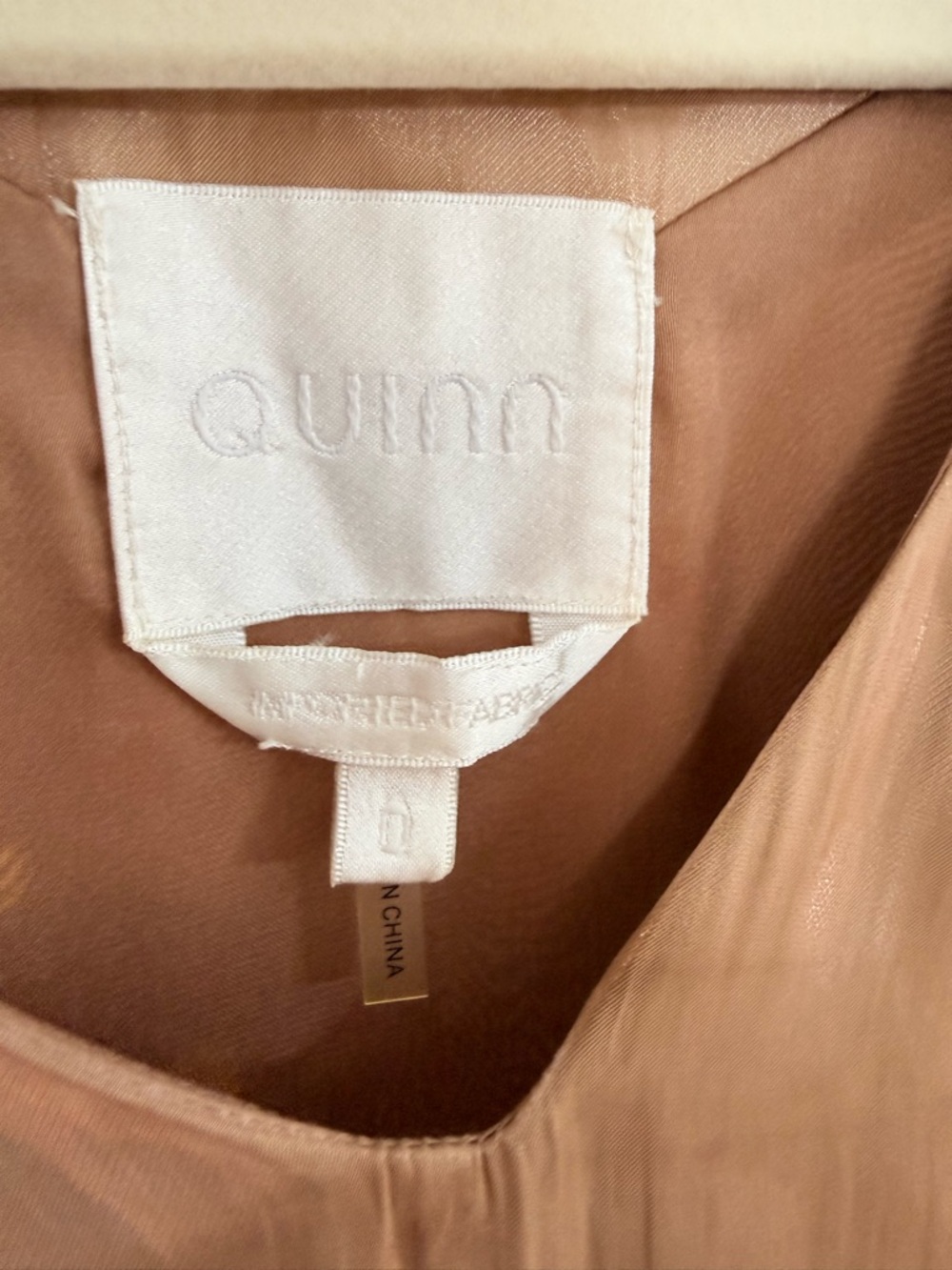 🌾 Quinn Silk Slip Dress in Blush - Stunning - Picture 9 of 12